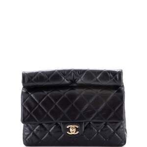 Chanel Classic Roll Clutch Quilted #242422C42B